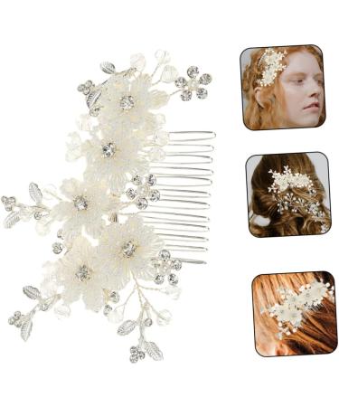 SKISUNO Side Comb Women Insert Comb Bridal Hair Accessories Bridal Hair Comb Wedding Bride Headwear Wedding Bride Headdress Women Hair Comb Accessories Bridal Headpiece Wedding Hair Comb - Buy Online on GoSupps.com