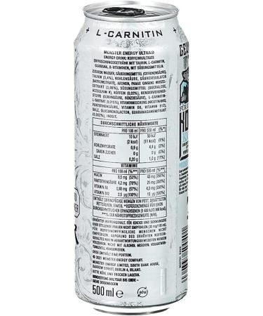  Monster Monster Energy Ultra White Disposable Box (1 x 0.5 L) - Buy Online on GoSupps.com