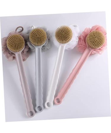 Healeved Double Sided Bath Brush Loofah Dish Sponge Set - 3 PCs | Body & Foot Exfoliating Scrubber | Shower & Back Scrubber Brushes - Buy Online on GoSupps.com
