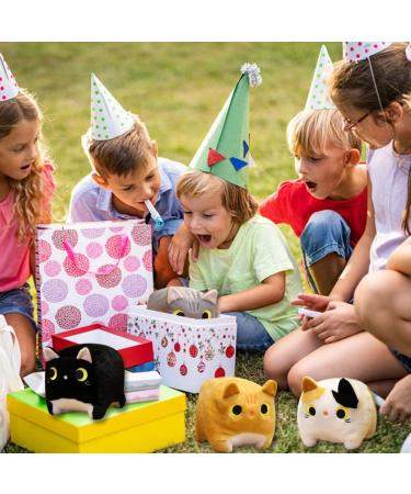 Sweet Square Cat Toys | Hugging Cats Cuddly Toy Pillow | Kawaii Kitten Plush Puppet | Soft Anime Pet Pillows | Cotton Plush Animal Decorations - Buy Online on GoSupps.com