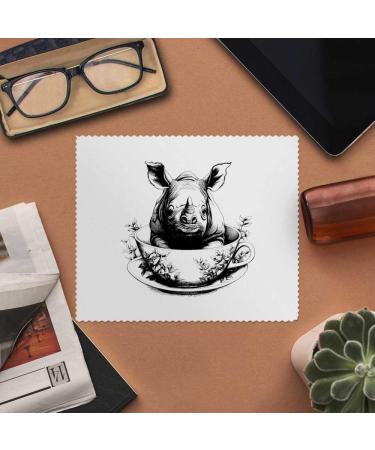 Premium Rhino Microfiber Cleaning Cloths for Lenses & Glasses - 2 Pack (LC00023921) | International Shipping Available - Buy Online on GoSupps.com