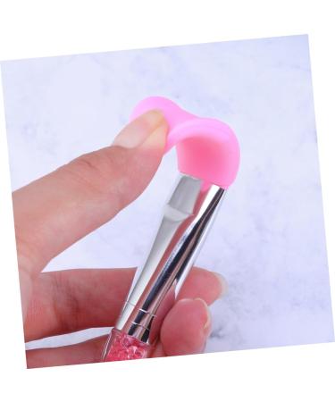Housoutil 1pc Facial Brush Brush Facial Brush Silicone Makeup Brush Pink Applicator Cosmetic - Buy Online on GoSupps.com
