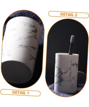 Gleavi Mouthwear Cups - Ceramic Bathroom Storage Cups for Tooth Cleaning & Water Mug Lovers | Ideal Accessory for Bathroom - Buy Online on GoSupps.com