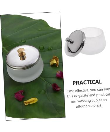 BESTYASH 1 Pi ce Vernis Ongles Verre Couvercle Inoxydable R cipient Rond Pratique pour D montage et Stockage Produits - Buy Online on GoSupps.com