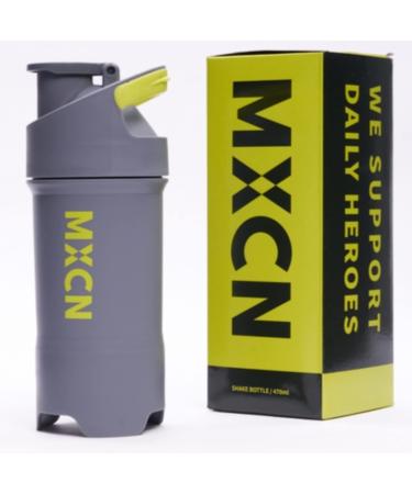 MXCN protein smoothie shaker blender bottle 17OZ | No blending ball | Leak proof | Patented Cone shaped Vortex Mixing | Easy clean | Bpa free | Portable with perfect grip Volt