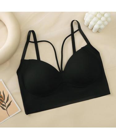 Buy BH Bustier Women - Cushion Tank Top for Small Breasts | Stylish & Comfortable Underbust Black Top - International Shipping Available - Buy Online on GoSupps.com
