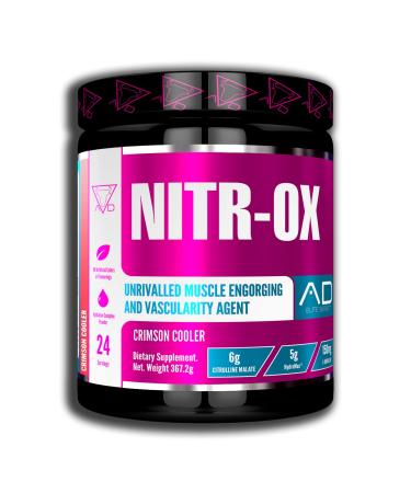 Project AD Nitr-Ox Nitric Oxide Supplement Huge Muscle Pumps Increased Vascularity & Energy - Extra Strength Pre Workout N.O. Booster (Crimson Cooler)