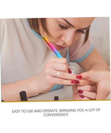 Beavorty 1pc Nail art drawing pen salon drawing art brush women nail brush pen manicure DIY brush builder manicure for nails Nail Salon Supply UV the brush metal rod - Buy Online on GoSupps.com