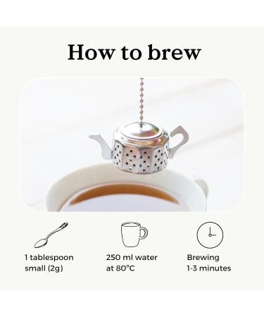 White Tea Organic White Peony 100g (50 Cups) | Bai Mu Dan Chinese White Tea | Pai Mu Tan Loose Leaf Tea REPLANTEA - Buy Online on GoSupps.com