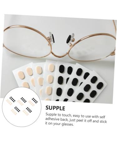 Gleavi 60 Sheet Sponge Nose Pads for Glasses - Replacement Upholstered Glasses Pillows - Anti-Nose Pads - 3 Color Options - Durable & Comfortable - Buy Online on GoSupps.com