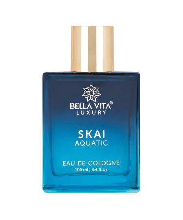 Aqua Luxury Eau De Cologne Unisex Perfume Bergamot Pink Pepper Long Lasting Fragrance Scent Spray 100 ML 3.38 Floz