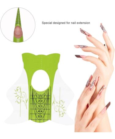 Different Gift Durable And Environmentally Friendly Easy To Carry Extension Nail Art Tips Easy To Use Extension Nail Gel Tips Safe And Non-Irritating for Home Salon Shop(YC01) - Buy Online on GoSupps.com