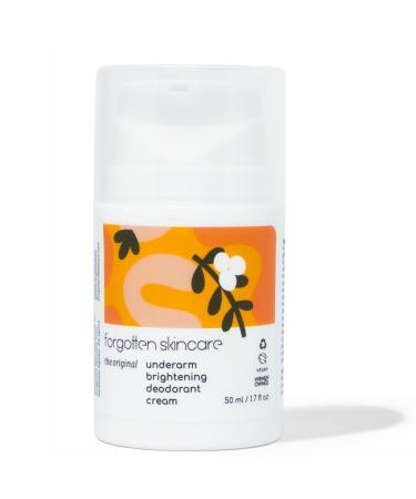 The Original Underarm Brightening Deodorant Cream For Dark Underarms Treatment Body Odor Eliminator For Women & Men Ingrown Hair Treatment Vitamin C & Salicylic Acid (50ml)