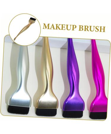 PLAFOPE Foundation Brush Makeup Brush Make up Brush for Liquid Foundations Brush for Makeup Foundation Brush for Foundation Women Foundation Liquid Brush Artificial Fiber 16.20X3.50X1.20CM Golden - Buy Online on GoSupps.com
