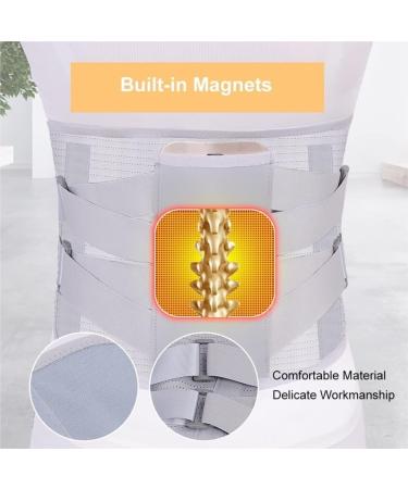 GTHNHD Waist Trainer Self-Heating Lumbar Decompression Belt Lower Back Support Brace Waist Back Posture Waist Cincher Large Black - Buy Online on GoSupps.com