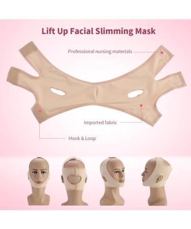 V Facial Mask for Cheek Lifting & Anti-Aging - Slim Belt & Double Chin Reducer - Buy Online on GoSupps.com
