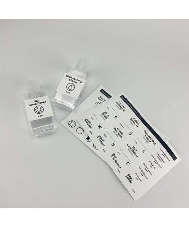 Refillable Clear Hand Sanitizer Travel Bottles - Set of 8, BPA/Parabens Free, 60ml/2oz - Buy Online on GoSupps.com