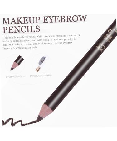 Beatifufu 8pcs Pencil Sharpener Eyebrow Pencil Makeup Gadgets Black Eyebrow Coffee Miss Bamboo Small Tools 1 count (Pack of 1) Coffee - Buy Online on GoSupps.com