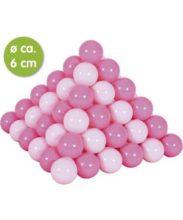 Knorrtoys 56755 - Soft Pink Ball Set ( 6 cm) - 100 Count - Perfect for Playtime | International Shipping Available - Buy Online on GoSupps.com