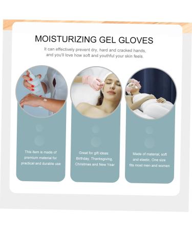 DOITOOL 2 Pairs Moisturizing Gel Gloves Women Gel Gloves Moisturizing Sleeping Gloves Cotton Gloves for Cotton Gel Moisturizing Gloves Hand Care Gloves Spa Sock Cotton Miss - Buy Online on GoSupps.com