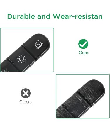 Aiqinu 7-Day Pill Organizer | Large 3-Compartment Tablet Box for Travel & Home | Weekly Medication Storage Solution - Buy Online on GoSupps.com