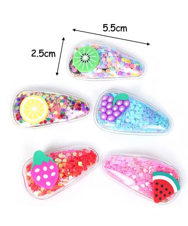25PCS Glitter Fruit Hair Clips Set for Girls | Nalcy Princess Hair Accessories - Buy Online on GoSupps.com