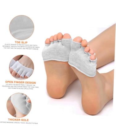 Frcolor 8 Pairs Half Socks for Women & Men - Invisible Toe Mopper Socks for Sandals Slip-On Sneakers & High Heels - Buy Online on GoSupps.com