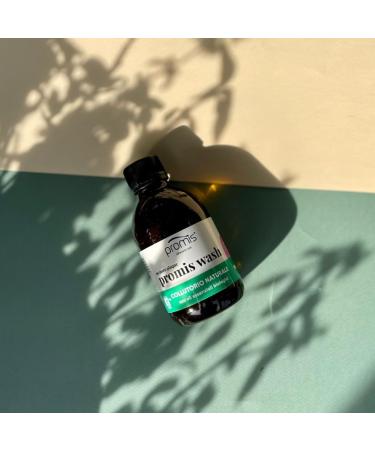 promis wash natural mouthwash alcohol-free and fluoride-free with vitamins A C & E | For sensitive gums | Vegan | AIAB organic label - Buy Online on GoSupps.com