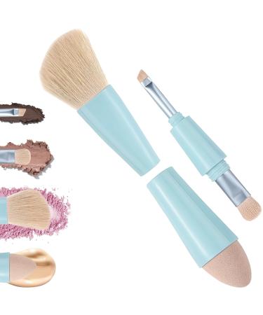 Multi-Tasker 4-in-1 Makeup Brush -Applicator Tool - Vegan & Travel-Friendly All-in-One Beauty Tool for On-the-Go Glam