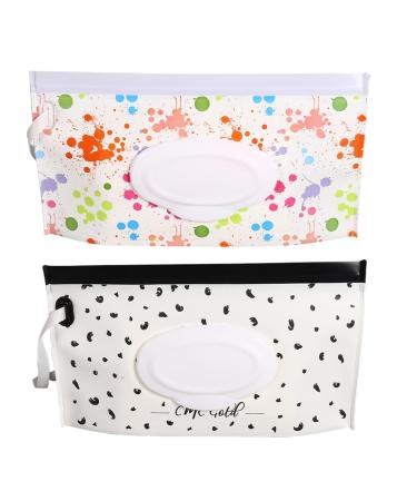 Weddhuis 2 PCs wet wipes bag for babies wet wing box on the go reusable wet wipe bag bag wet wipes container for on the go at home office - Buy Online on GoSupps.com