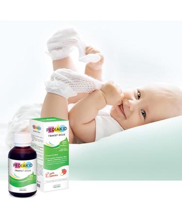 PEDIAKID - Pediakid Transit Soft Natural Food Supplement - Exclusive Agave Syrup Formula - Helps to Gently Regulate Transit - Natural Apple Aroma - Pack of 3 x 125 ml Bottles - Buy Online on GoSupps.com
