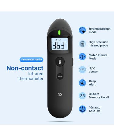 Buy Contactless Infrared Thermometer for Babies & Adults - Digital Fever Alarm - Accurate & Immediate Readings - Buy Online on GoSupps.com