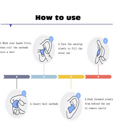 8 Pairs Silicone Sludge Earplugs - Soft Comfortable Reusable Waterproof Noise Suppression for Swimming Running Sleeping & Traveling - Buy Online on GoSupps.com