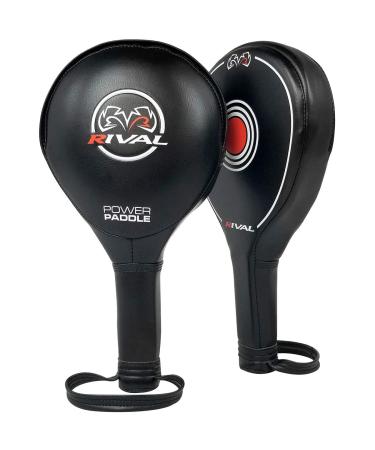 RIVAL Boxing RPDL Power Paddles - High-Density Punching Surface, Angled Shaft with Molded Plastic Insert, and Comfort Grip Handles