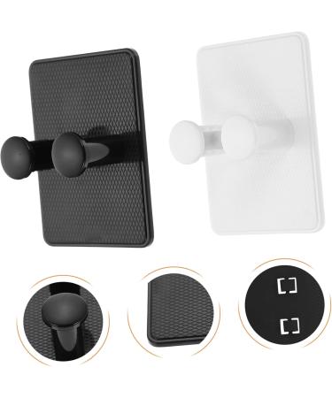 Cabilock 24-Piece Wall-Mounted Razor Holder - Waterproof Hooks & ABS Glue - Black & White Bath Organization - Buy Online on GoSupps.com
