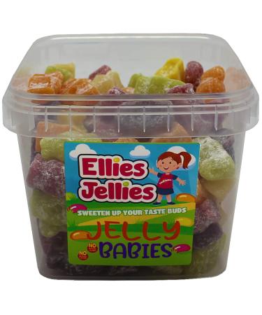 Ellies Jellies Jelly Babies 700g Square Tub