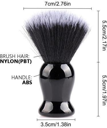 Premium Two-Tone Nylon Foam Shaving Brush | Ultimate Men's Grooming Tool - Ships Internationally - Buy Online on GoSupps.com