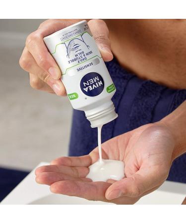 NIVEA Men Sensitive Skin & Stubble Balm - Face Lotion for Before & After Shave 4.2 fl oz - Pack of 1 - Buy Online on GoSupps.com