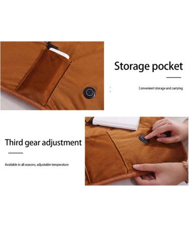 ELJHY 5V USB Electric Blanket - Large Heated Blanket for Winter Portable Power Bank Body Heater 39.3 x 55.1 inch Pink - Buy Online on GoSupps.com