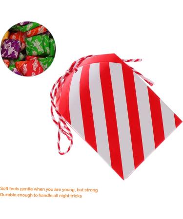 LALAFINA 48pcs Red and White Striped Sugar Box Bride Delicate Candy Case Chocolate Candies Bronzing - Buy Online on GoSupps.com