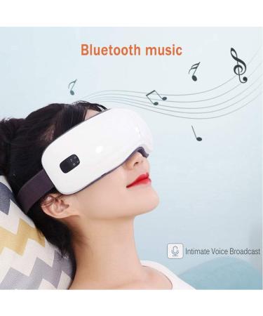 HGJDKSJ Eye Massager - Airbag Kneading Warm Compress 5 Modes Bluetooth Music Foldable Design to Relieve Eye Fatigue & Sinus Pressure - International Shipping Available - Buy Online on GoSupps.com
