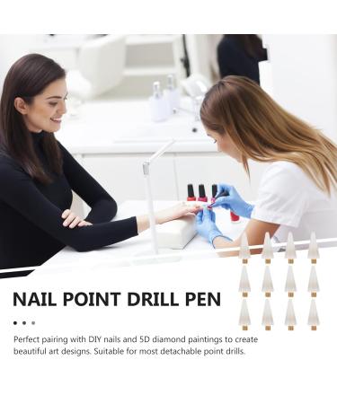 Lurrose 12th Point Drilling Pen - Diamond Pencil Head for Nail Art Jewelry & Manicure - Wax Picker Tip Replacement for Road Stones - Buy Online on GoSupps.com
