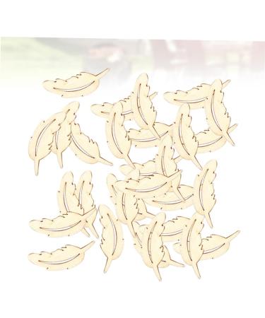 VILLCASE Wall Macrame 50 Pcs Carved Decor DIY Wooden Decor Manual Bamboo Accessories Wall Decor - Buy Online on GoSupps.com