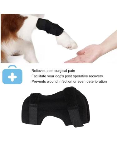 Dog Rear Leg Brace Prevent Licking Fixing Strap Spring Support Canine Rear Hock Support Pet Protective Gear for Leg Wounds Injuries Helps with Loss of Stability(S) - Buy Online on GoSupps.com
