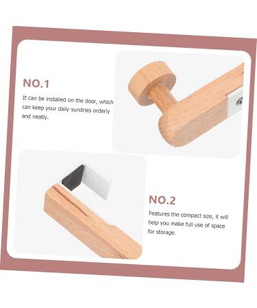 Abaodam 4 Pcs Door Hook Heavy Duty Coat Hooks Hat Hanger Door Hanger Shower Overcoat Racks No Trace - Buy Online on GoSupps.com