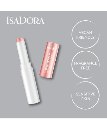  Isadora Isadora lip balm natural lip care with colour and shine lip balm protects and nourishes tinted lip balm dry lip repair & care pink silk 41 - Buy Online on GoSupps.com