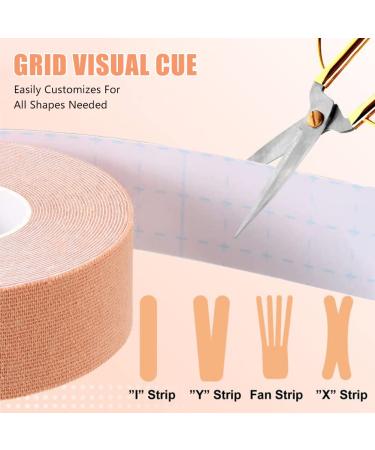 Face Lifting Tape & Wrinkle Patches - Anti-Folded Myofascial Band for Skin Tightening | 2.5cm x 5m Beige - Shop Internationally - Buy Online on GoSupps.com
