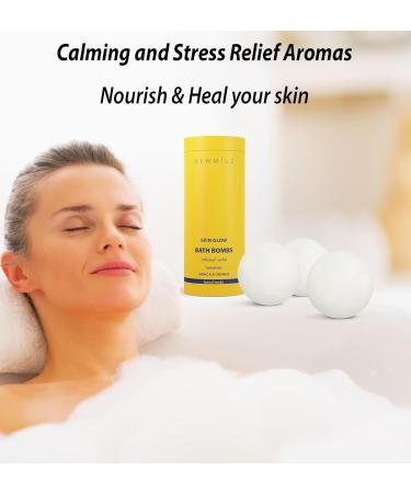 Natural Bath Bombs - Luxurious Fizzing Bubble Bath Gift for Dry Skin Hydration Moisturizing - Turmeric & Arnica Orange Essential Oil - Immerse Yourself in A Blissful Spa Bath Relaxation Stress Relief - Buy Online on GoSupps.com