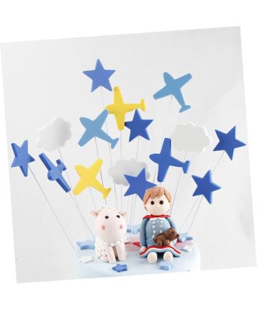 Alipis 48 Pcs Plane Cake Toppers Birthday Party Plane Cupcake Toppers Capacillos Para Cupcake Iron Wire Cake Picks Cupcake Party Picks Decor Cloud Cupcake Toppers Baby Dessert Airplane - Buy Online on GoSupps.com