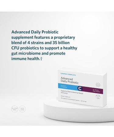 Cooper Complete Advanced Daily Probiotic- 35 Billion CFU | Provides Probiotics to Support Gut Microflora. 30 Capsules. Pack of 1 - Buy Online on GoSupps.com